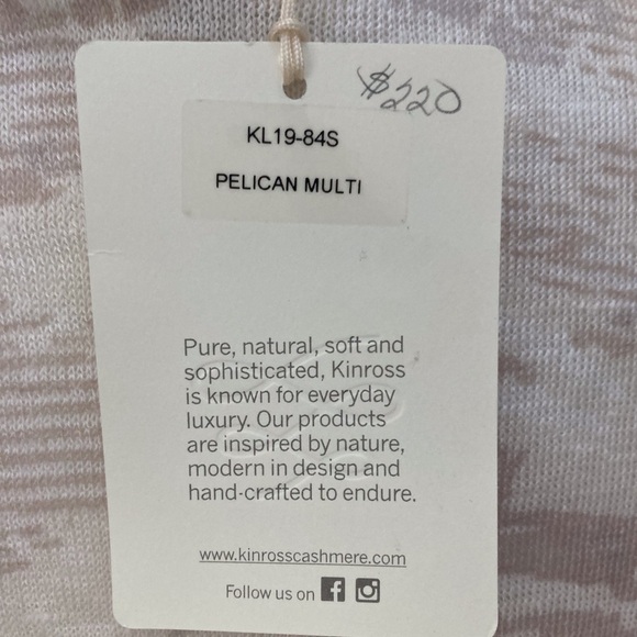Kinross 100% Linen Tropical Print Dress in Pelican Multi NWT - Picture 9 of 14